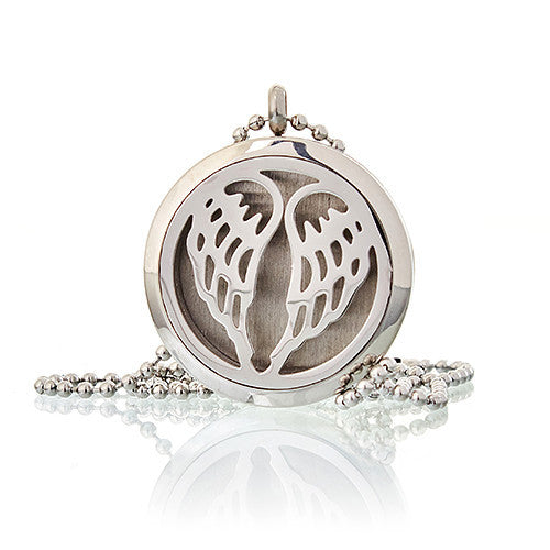 Collier diffuseur d'aromathérapie 30 mm - Ailes d'ange