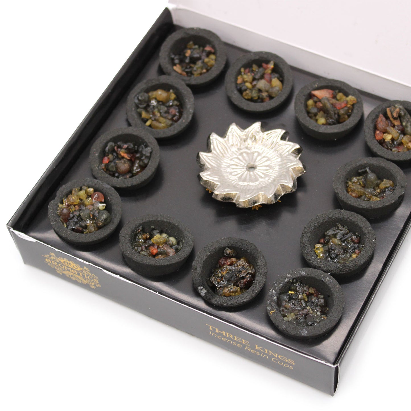 Coffret de 12 gobelets en résine - Rois mages