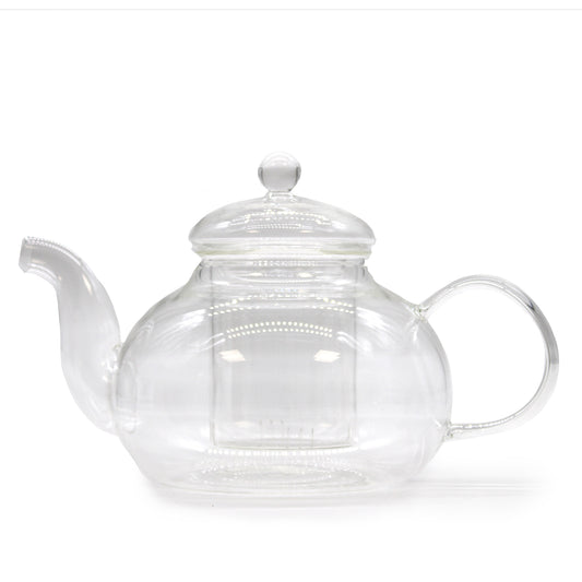 Tetera con infusor de vidrio - Perla redonda - 800ml