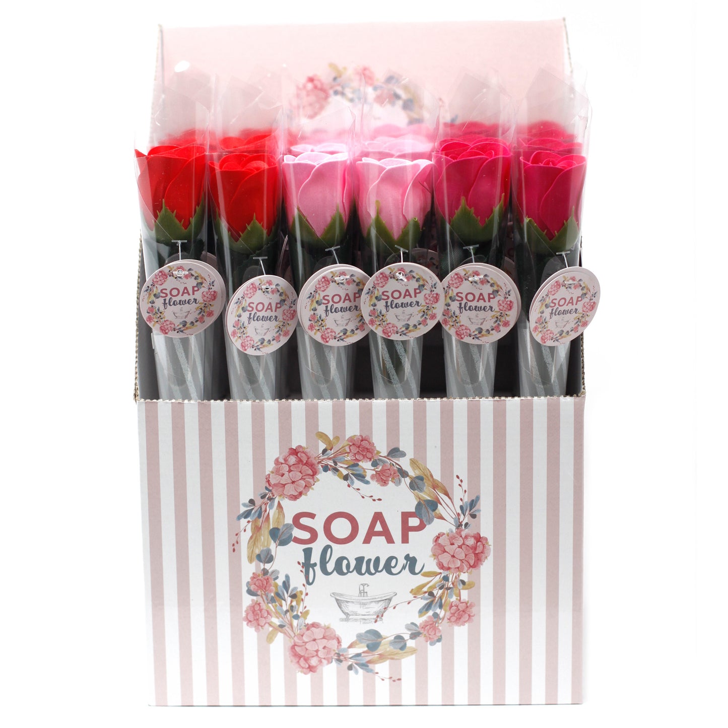 Fleur de savon - Petites roses (couleurs assorties)