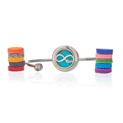 Bracelet bijoux d'aromathérapie - Amour infini - 20 mm
