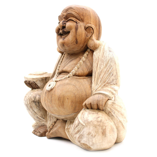 Bouddha heureux - Blanchi 40 cm