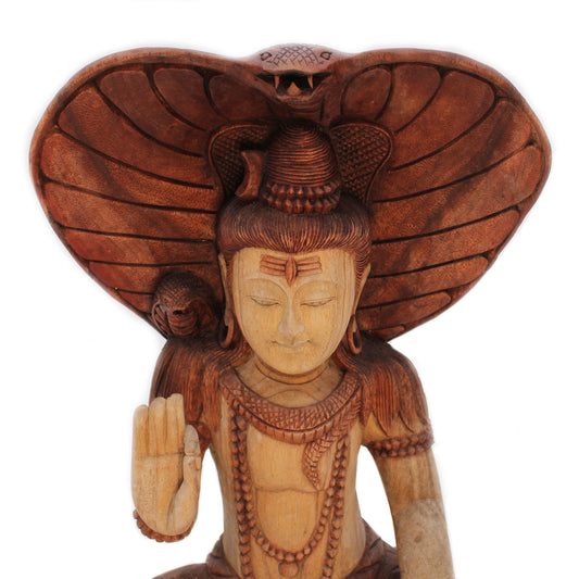 Shiva avec Cobra - 50 cm