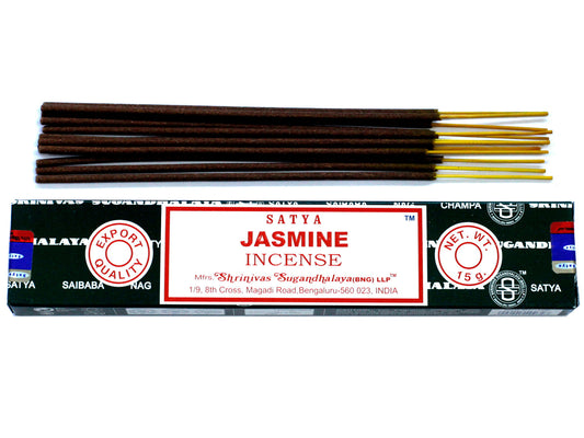 Bâtonnets d'encens Satya 15 g - Jasmin