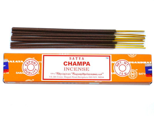 Bâtonnets d'encens Satya 15 g - Champa
