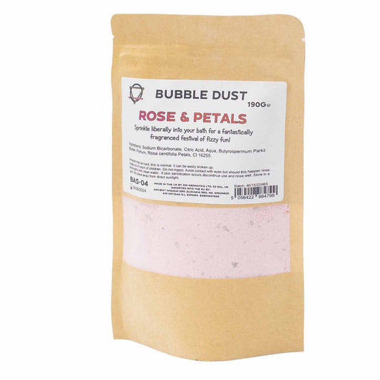 Poudre de bain à la rose et aux pétales 190 g