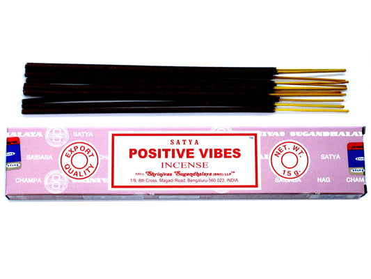 Bâtonnets d'encens Satya 15 g - Positive Vibes