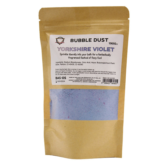 Poudre de bain à la violette du Yorkshire 190 g