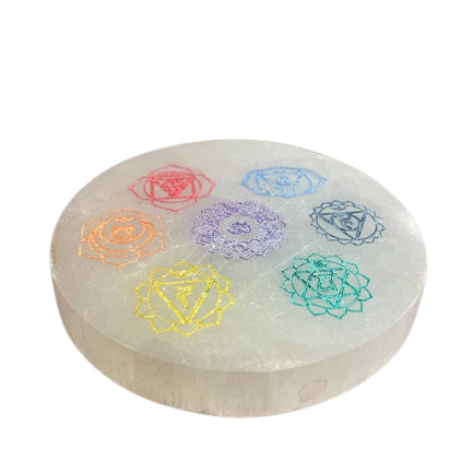 Petite assiette de chargement 8 cm - Motif Chakra - couleur