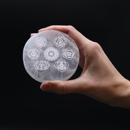 Petite assiette de chargement 8 cm - Motif Chakra