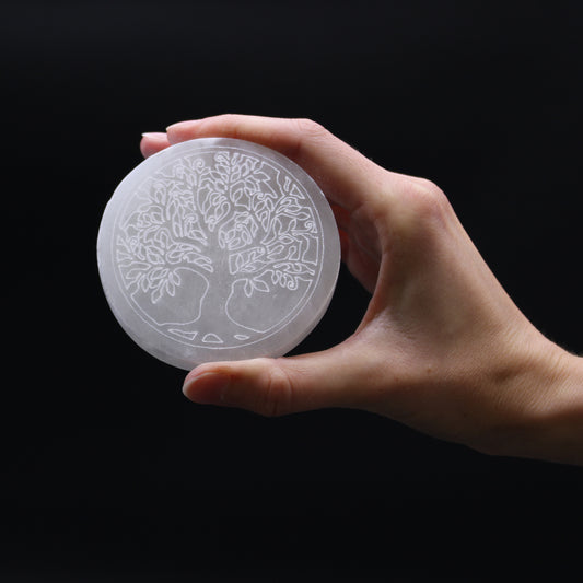 Petite assiette de chargement 8 cm - Arbre de vie