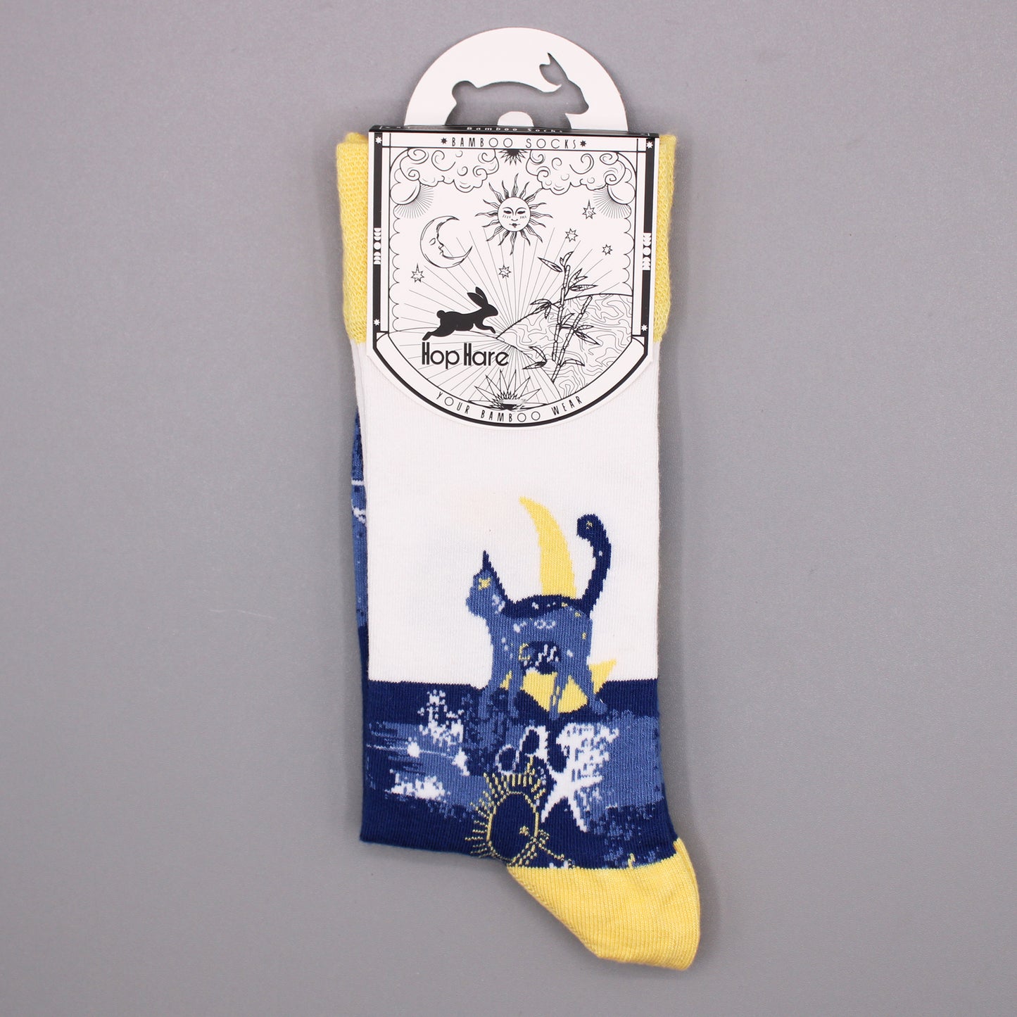 Hop Hare Socken (41-46) - Mitternachtskatze