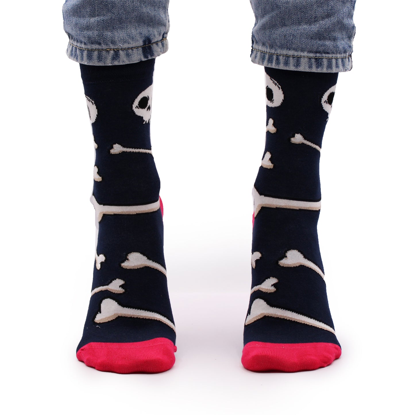 Hop Hare Socken (41-46) - Totenköpfe und Knochen