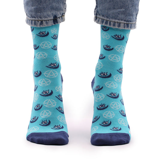 Hop Hare Socken (41-46) - Pentagramm und Auge