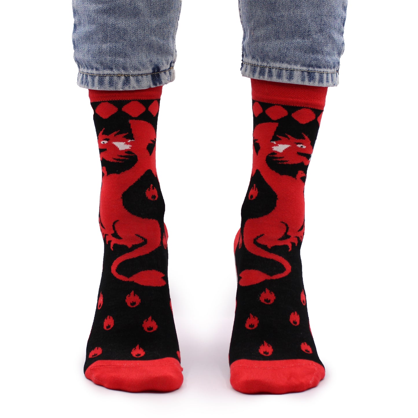 Hop Hare Socken (41-46) - Rote Drachen