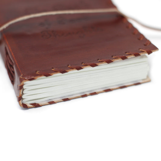Carnet de notes en cuir