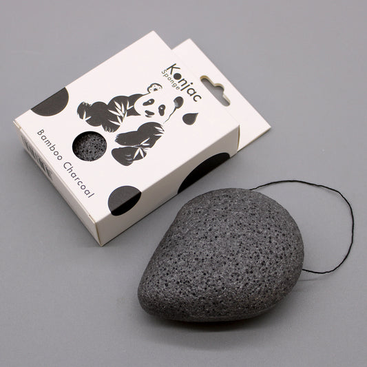 Konjac-Gesichtsschwamm – Bambuskohle – antibakteriell