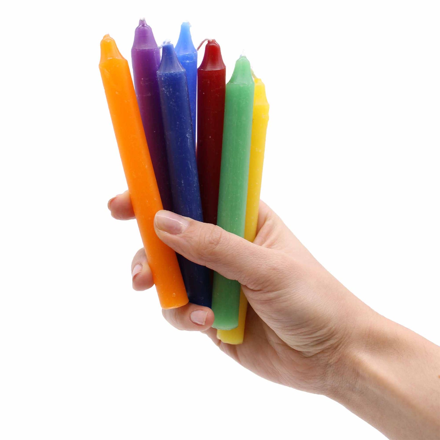 Set mit 7 Kerzen - 7 Chakren