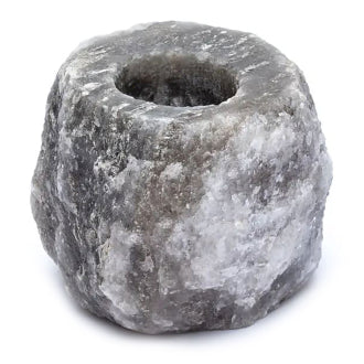 Grauer Salzkerzenhalter 600-800g