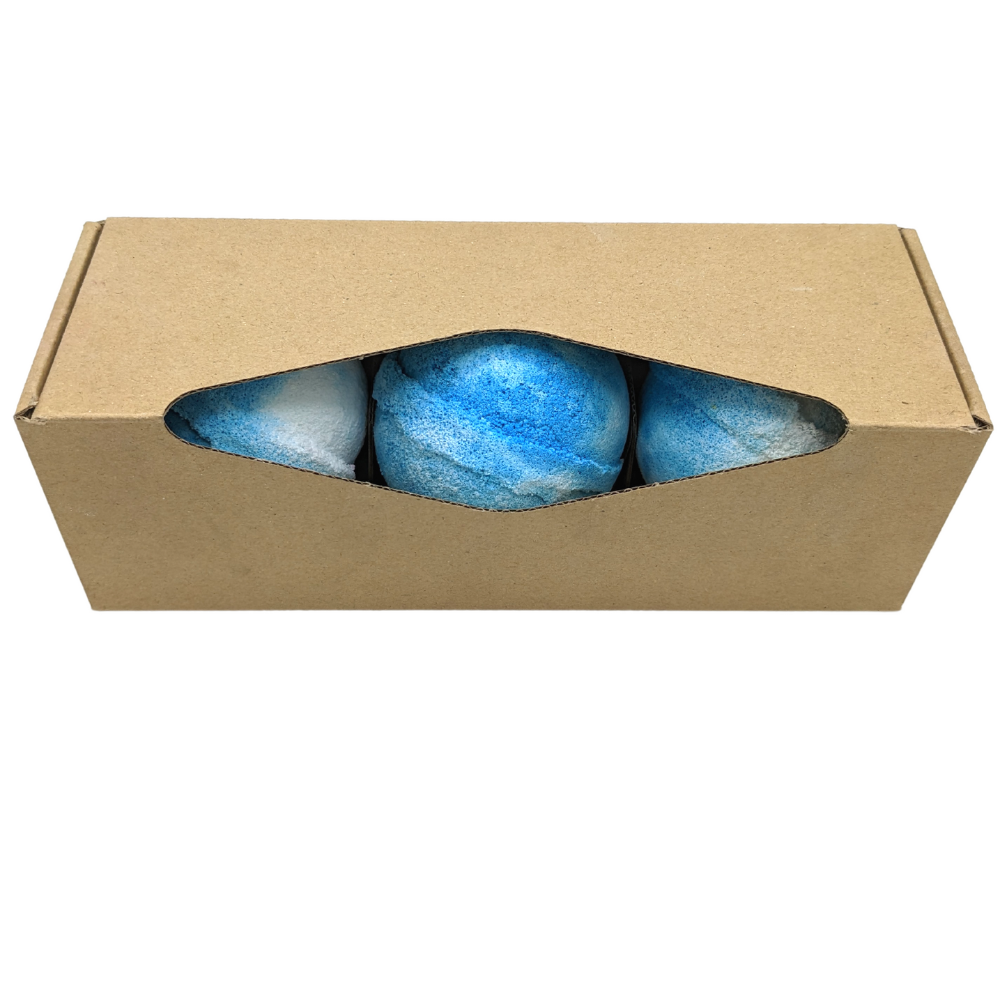 3 bombes de bain Sweet Angel - Bleu et blanc