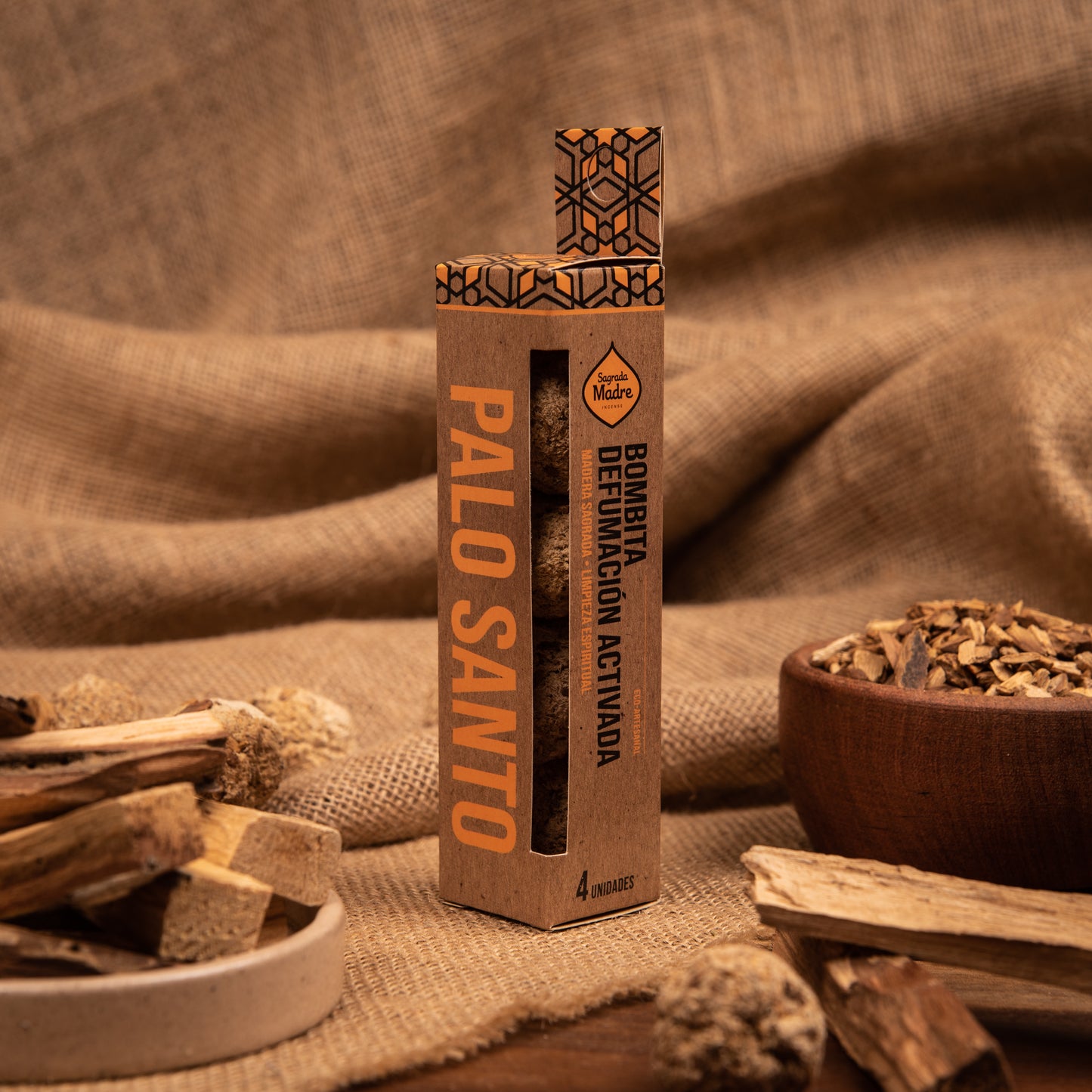Boîte de 4 bâtons d'encens Palo Santo