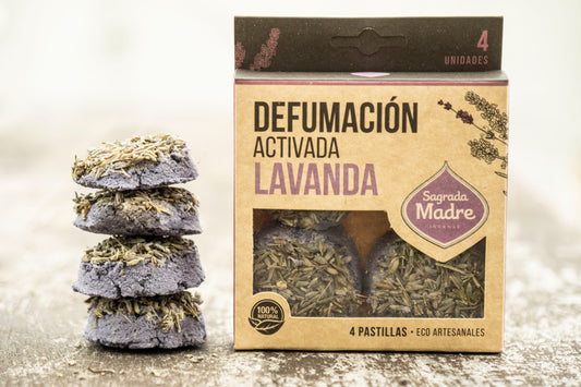 Harz-Räuchertabletten X 4 Lavendel