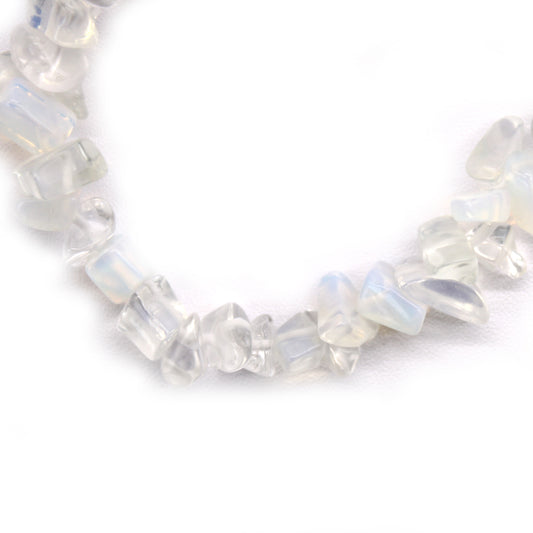 Bracelet en fragments de pierres précieuses - Opalite