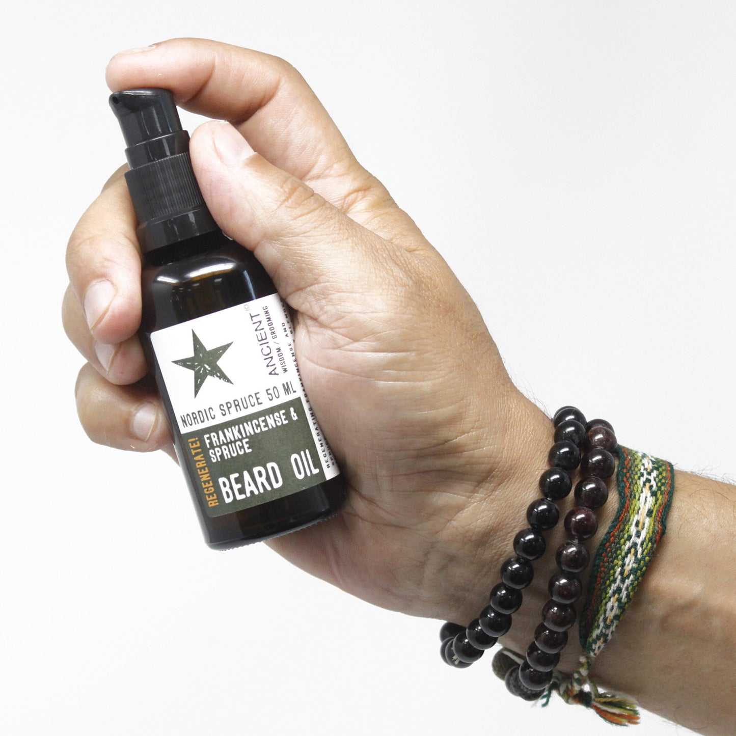 50ml Aceite para la barba - Abeto Nórdico  - Regenera!