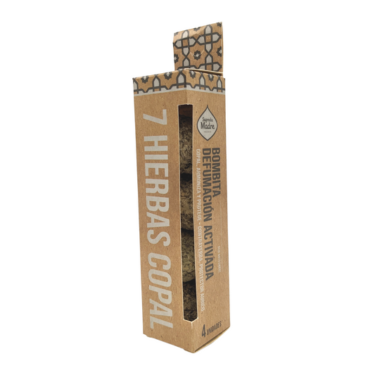 Coffret de 4 bâtons d'encens aux 7 herbes et au copal