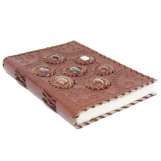 Carnet de notes en cuir Sackra Stone