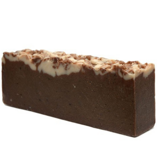 Barre de savon au chocolat