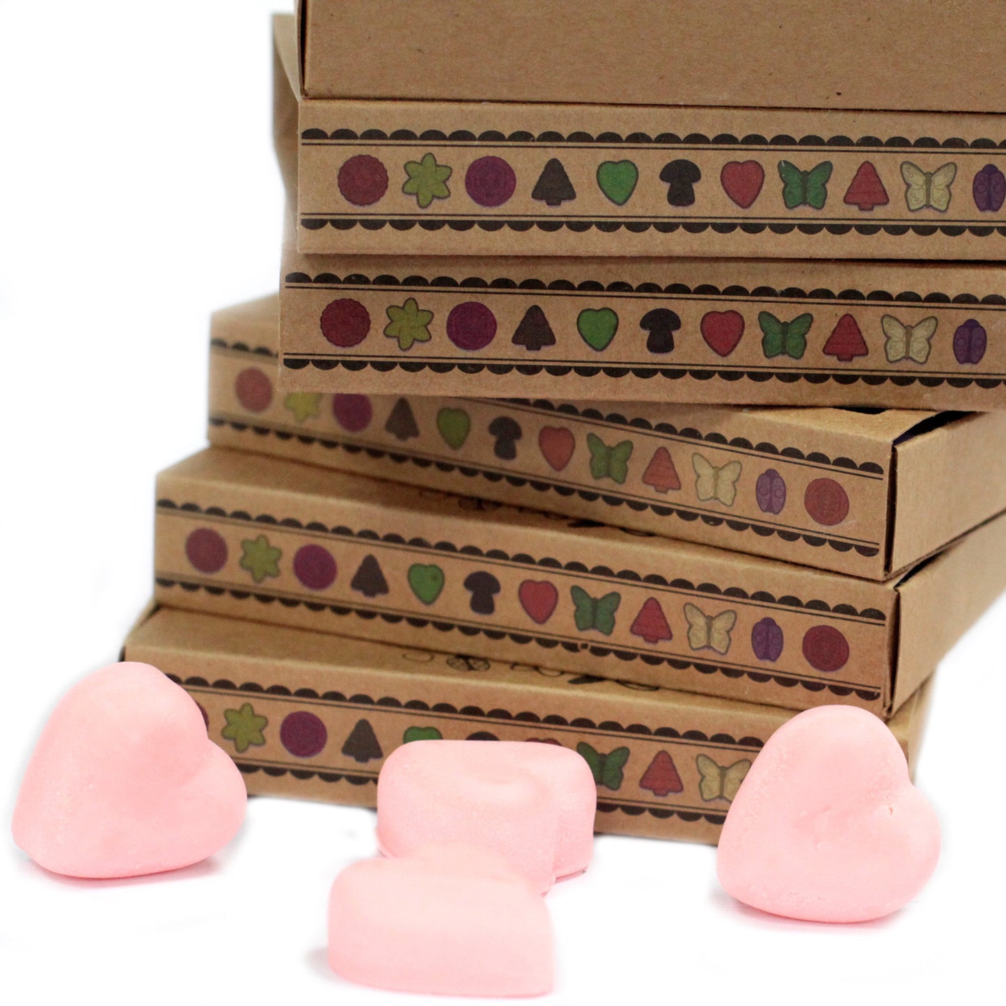 Coffret de 6 crayons à la cire de soja - Sang de dragon