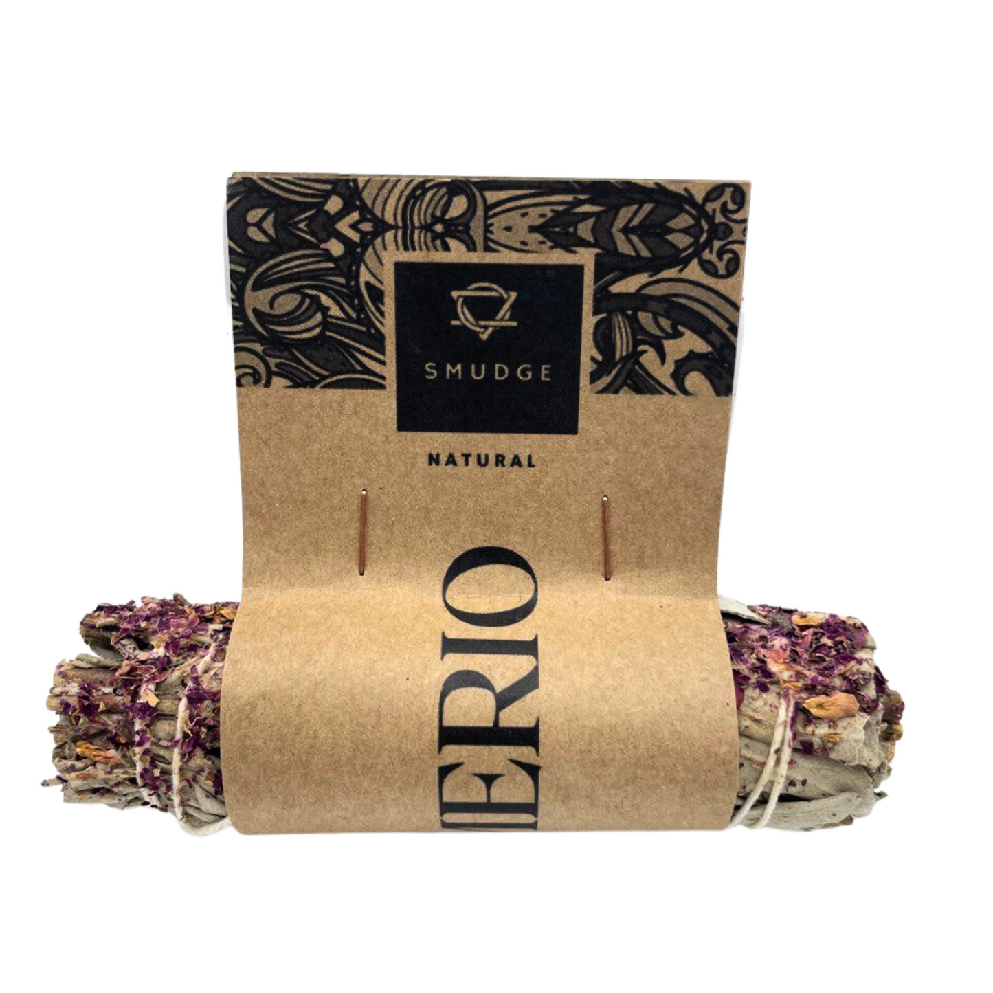 Bouquet d'herbes - Sauge blanche et rose de Castille