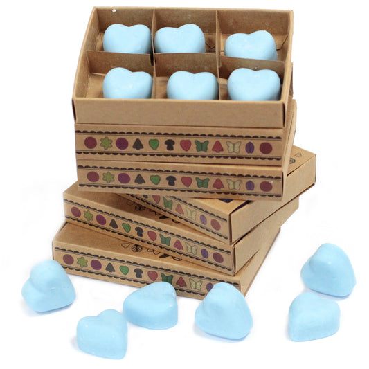 Schachtel mit 6 Sojawachsmalstiften - Berry Drop