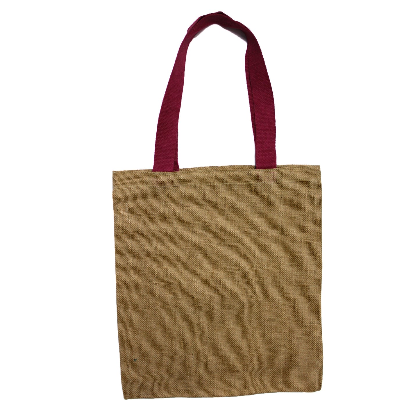 Große Jutetasche - 5 farbige Griffe
