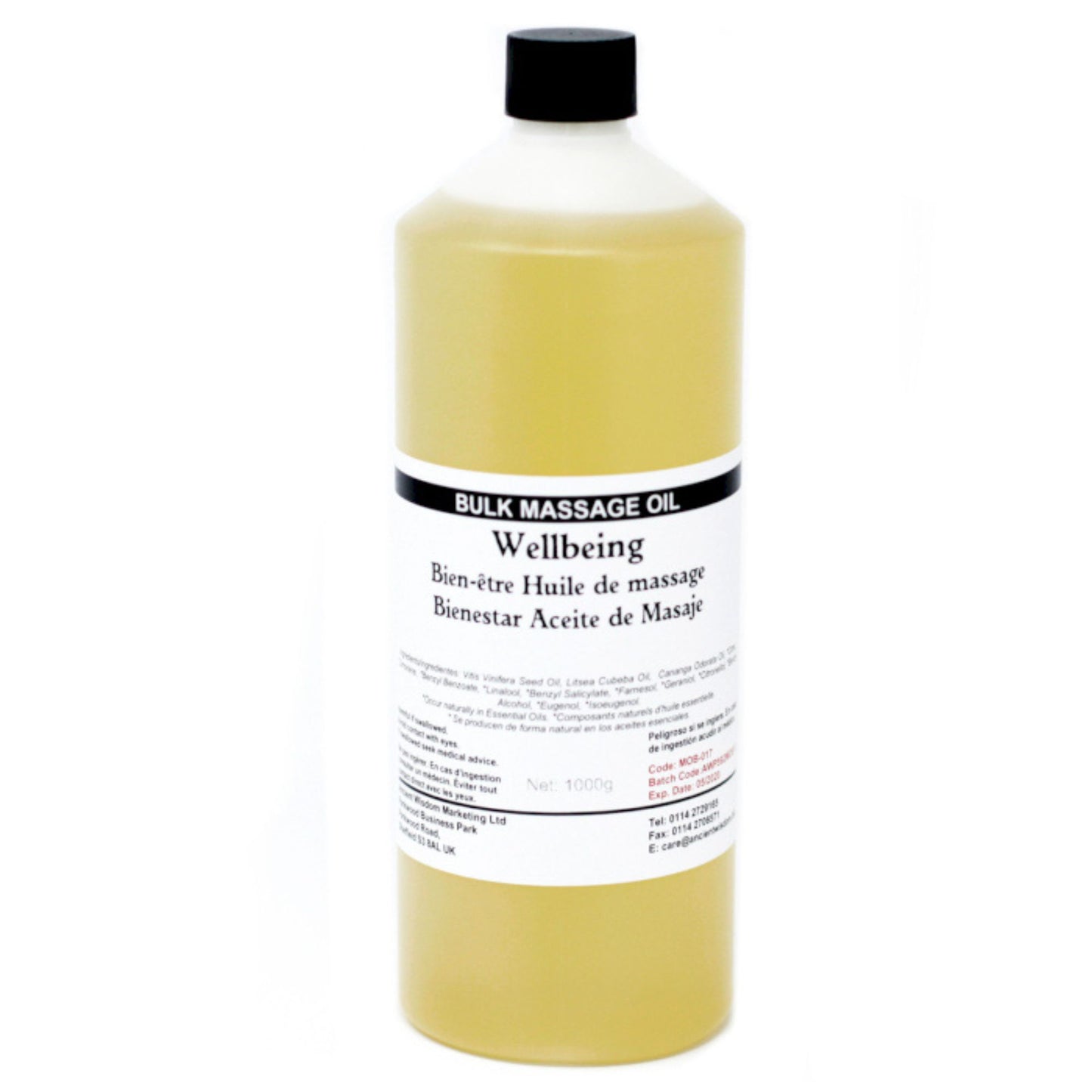 Huile de massage 1 kg - Bien-être