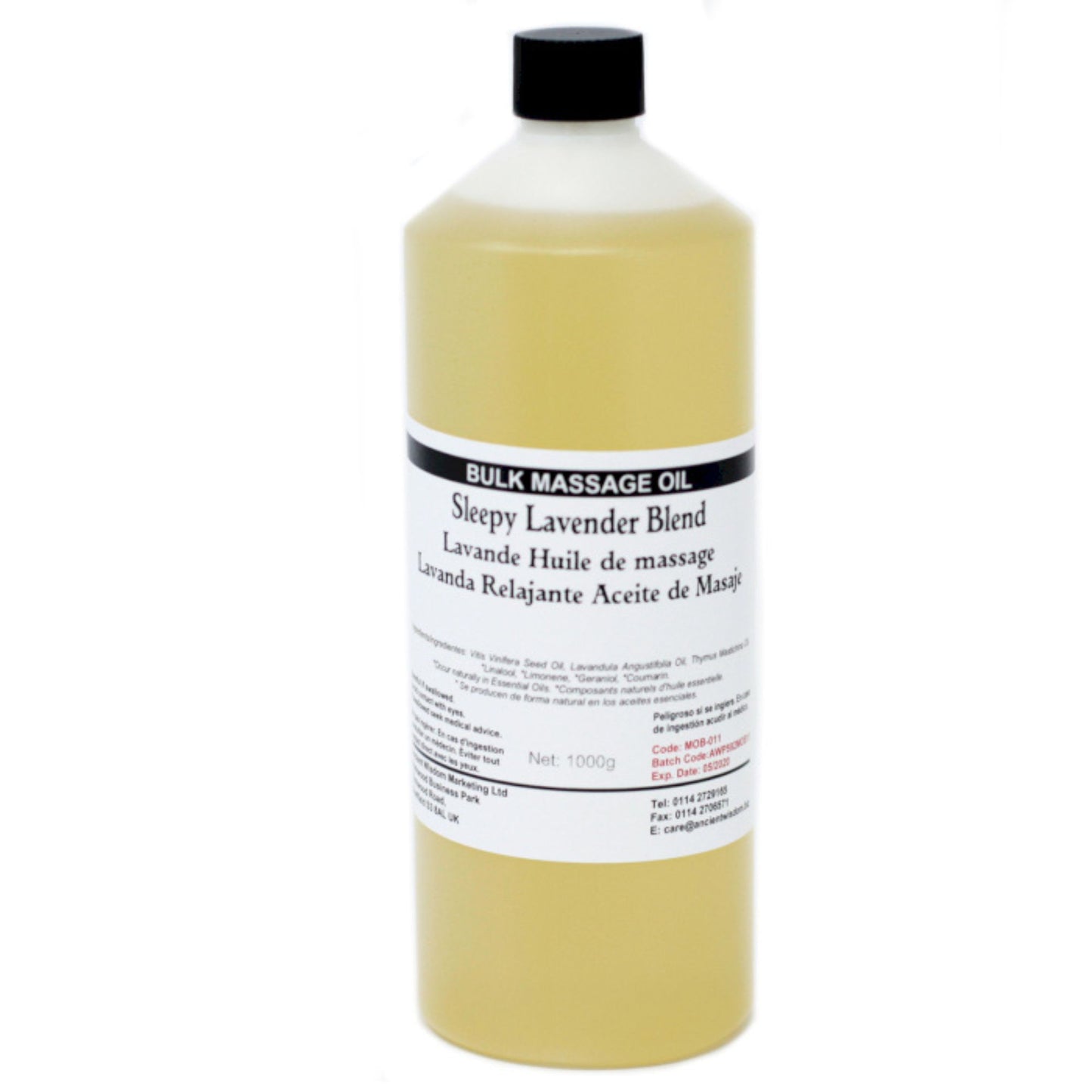 Massageöl 1kg - Sleepy Lavender
