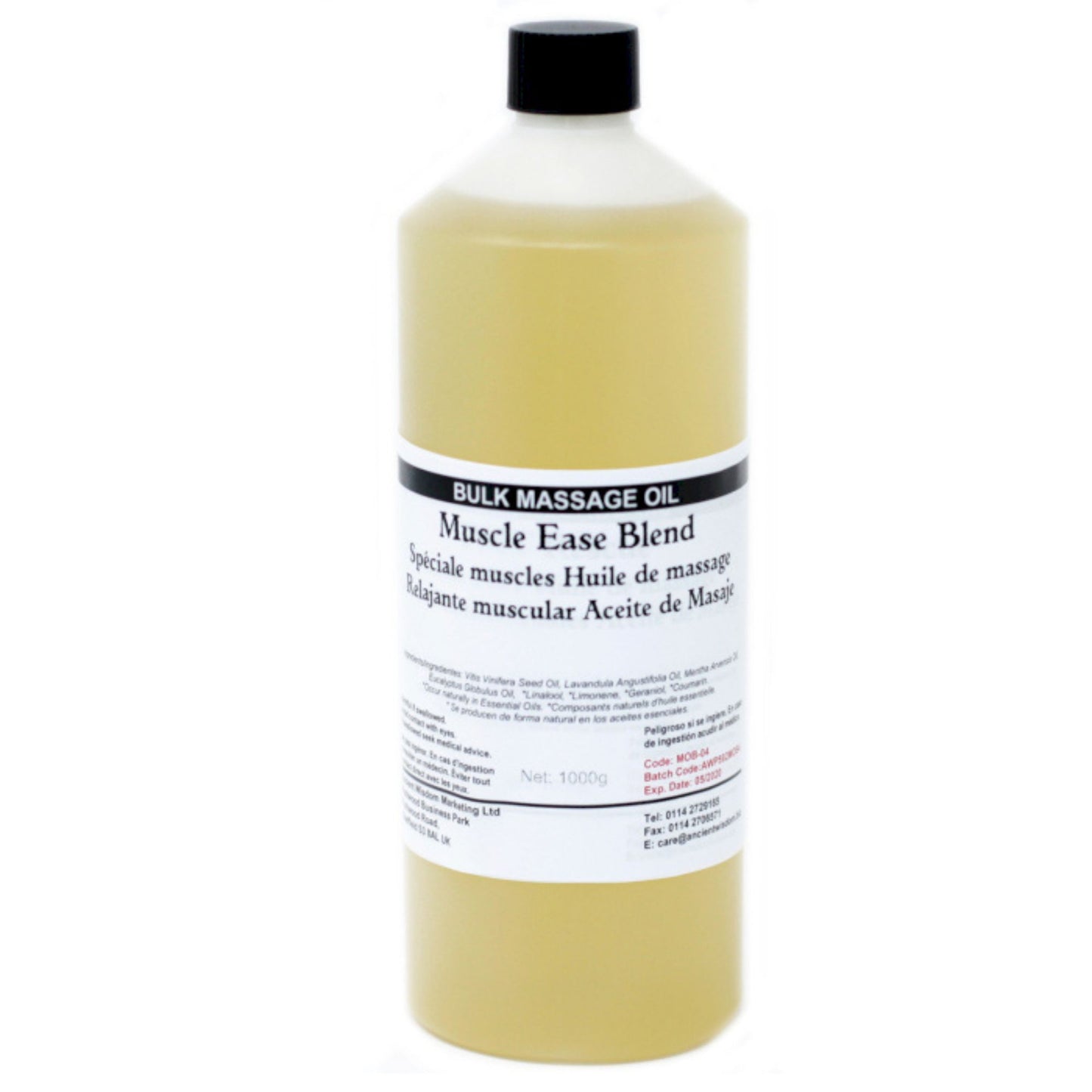 Massageöl 1kg - Für die Muskeln