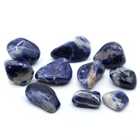 24 x L Tumble Stones - Sodalite