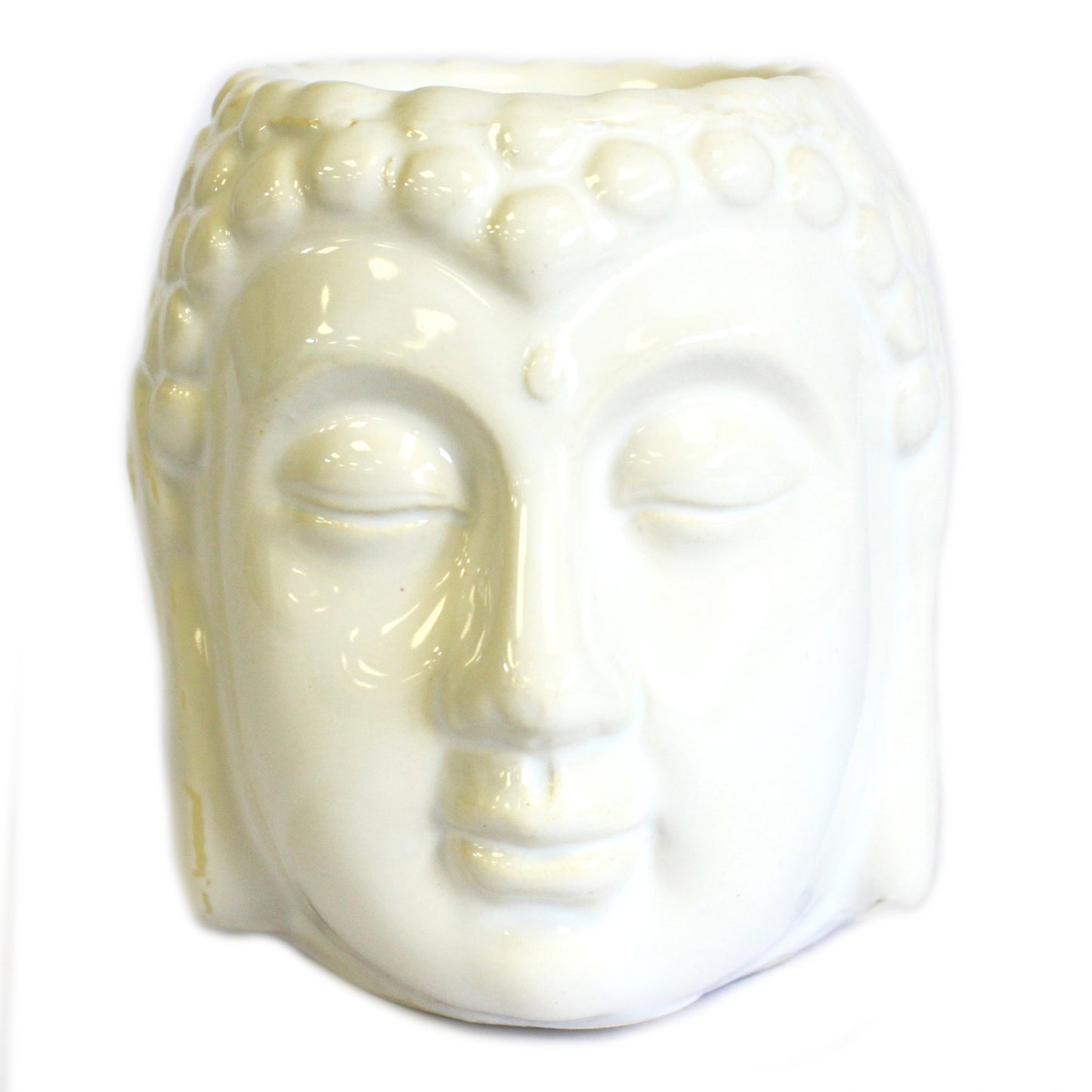 Buddha Ölbrenner - weiß