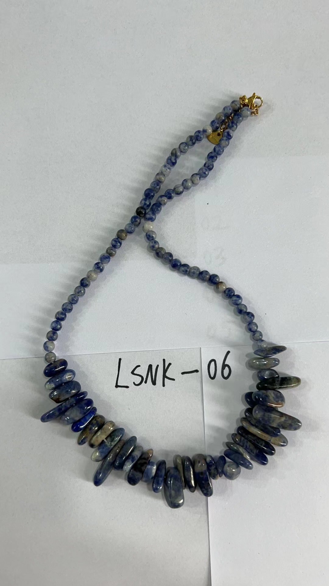 Collier Longstone Gem - Sodalite