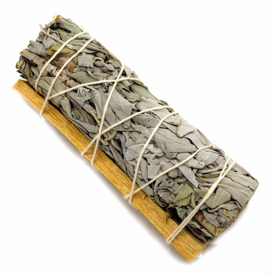 Bouquets d'herbes - Sauge blanche et Palo Santo 10 cm