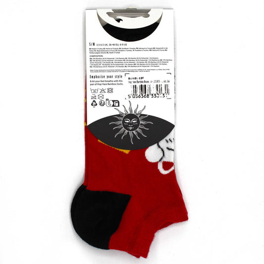 Chaussettes basses en bambou Hop Hare P/M (36-40) - Lucky Cat