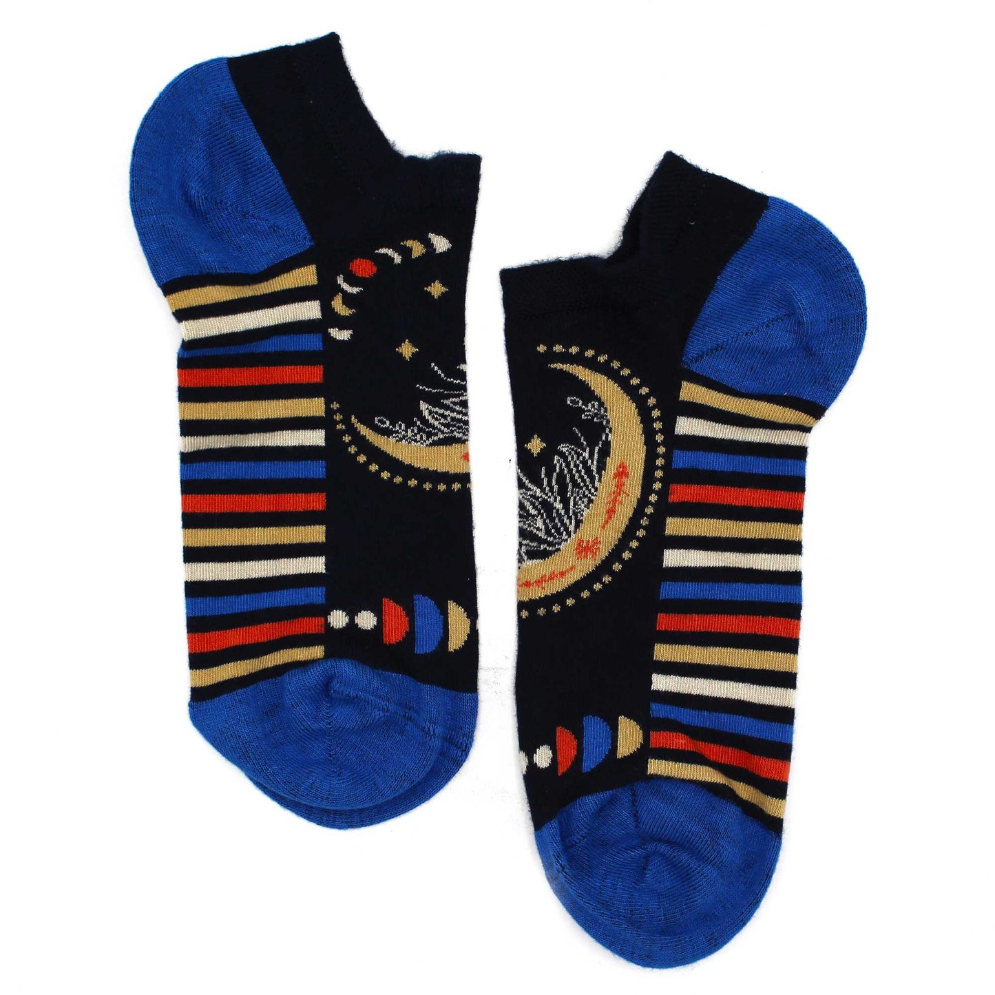 Chaussettes basses Hop Hare en bambou P/M (36-40) - Phases de lune