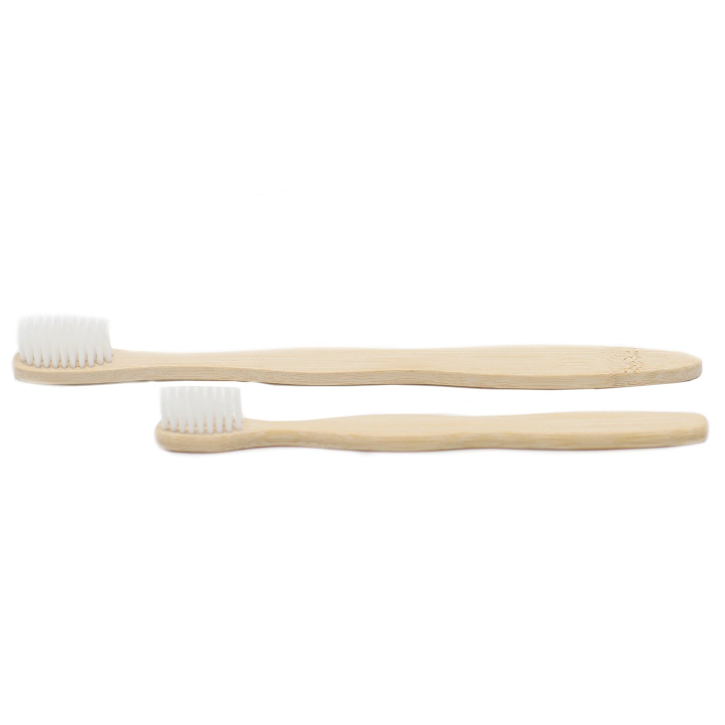 Coffrets de 4 brosses à dents en bambou - Blanc - 2 adultes 2 enfants