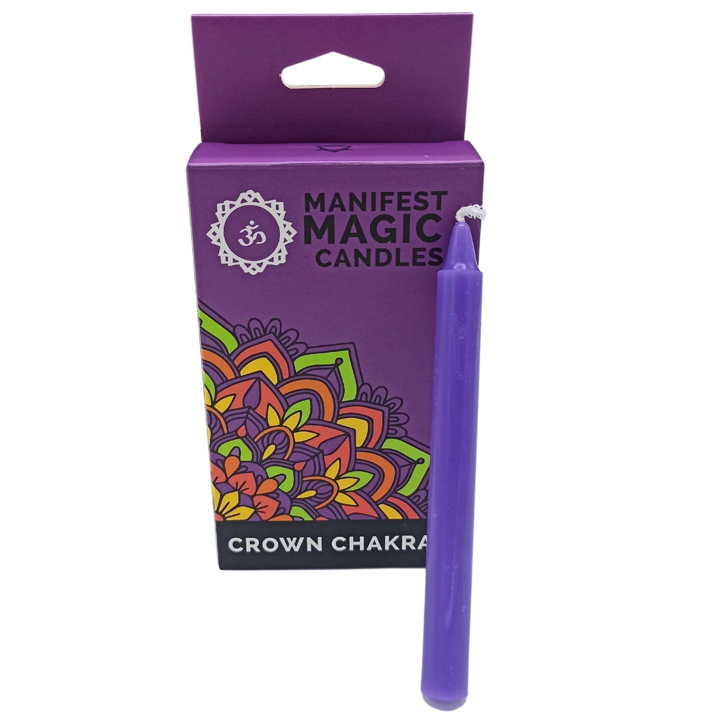 Bougies magiques Manifest (lot de 12) - Violet - Chakra de la couronne