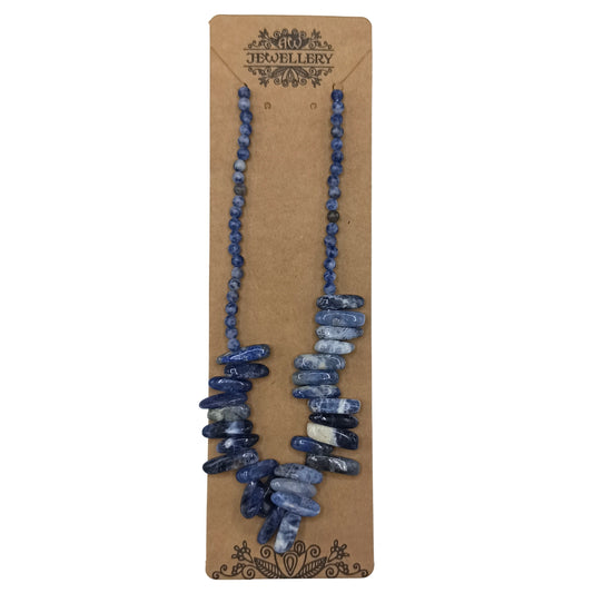 Collier Longstone Gem - Sodalite