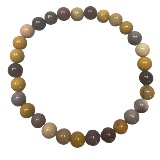 Bracelet de manifestation en pierres précieuses – Mookiate rare – Sagesse