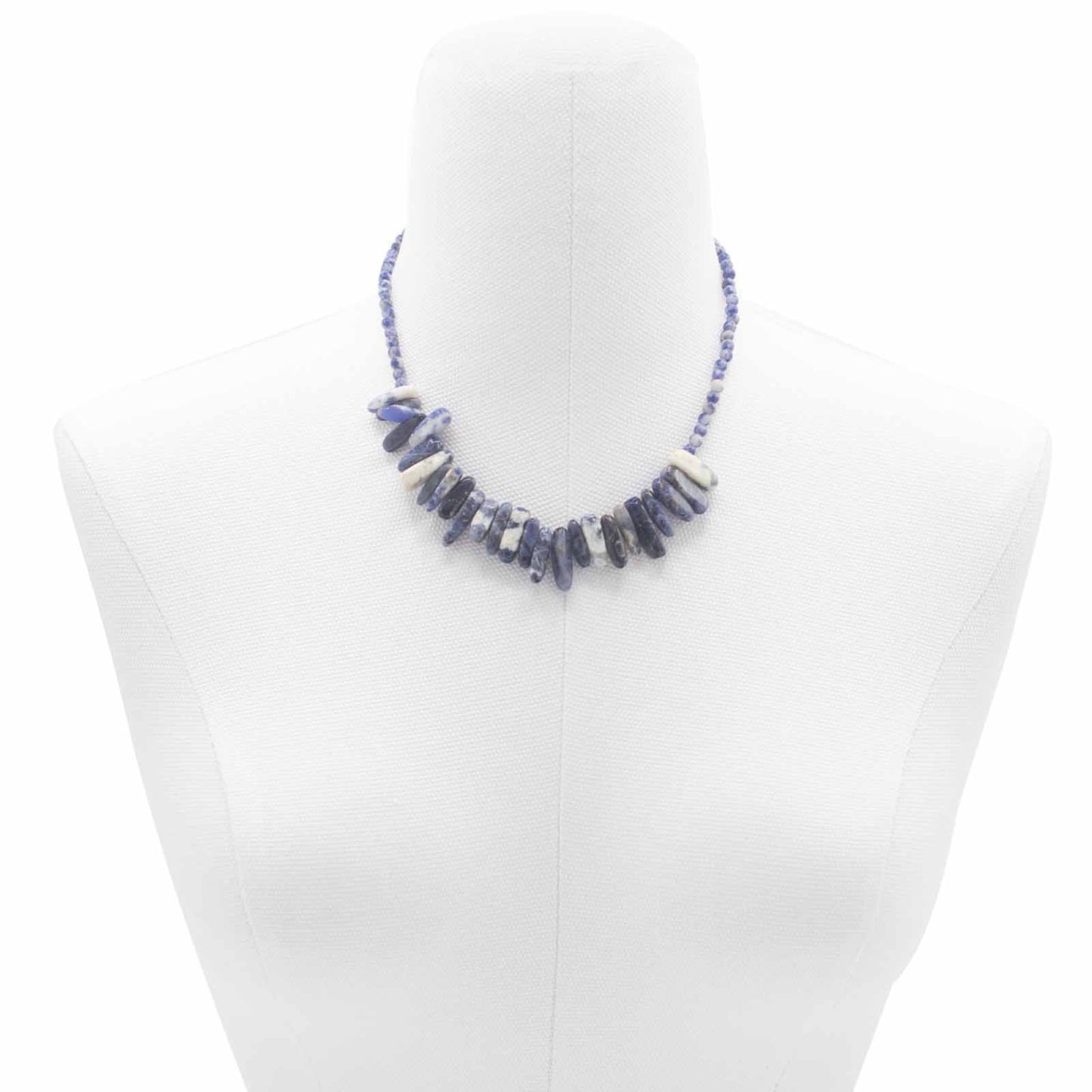 Collier Longstone Gem - Sodalite