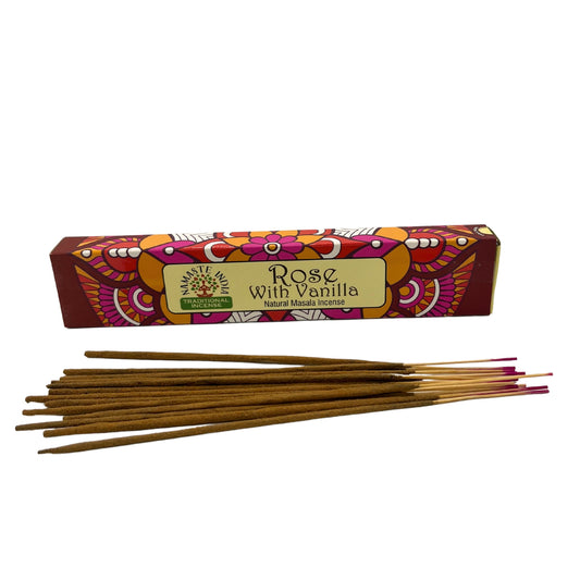Namaste Mandala Masala Weihrauch – Rose und Vanille